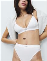 Juni Cotton Rib Non Wired Bralette (A-E)