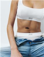 Juni Cotton Rib Non Wired Crop Top (A-E)