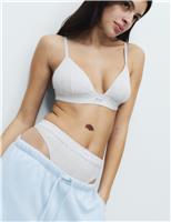 Juni Cotton Rib Non Wired Bralette (A-E)