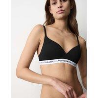 Autograph Lille Supima Cotton Non Wired Plunge Bra A-E Black