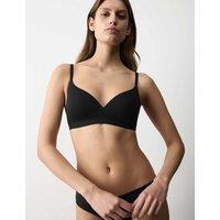 Autograph Lille Supima Cotton Non Wired Plunge Bra A-E Black