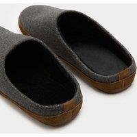 M&S Felt Mule Slippers with Freshfeet Charcoal Mix