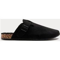 M&S Buckle Mule Slippers Black
