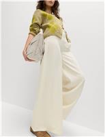 Pure Cotton Palazzo Trousers