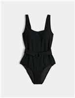 Tummy Control Post Surgery Belted Swimsuit