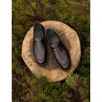 JAEGER Leather Loafers Brown