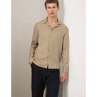 Autograph Linen Blend Shirt Sand