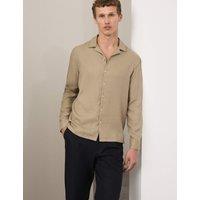 Autograph Linen Blend Shirt Sand