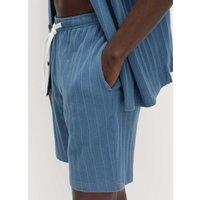 M&S Cotton Rich Jersey Loungewear Shorts Chambray