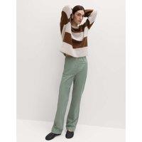 M&S Stretch straight leg chinos Thyme
