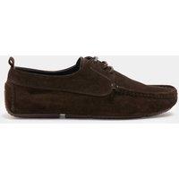 Autograph Autograph Suede Lace Up Driver Loafers Dark Khaki