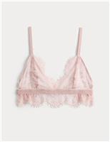 Rosie Saffron Lace Non Wired Bralette (A-E) Pink