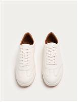 Leather Lace up Trainers