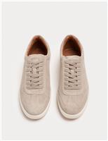 Suede Lace Up Trainers