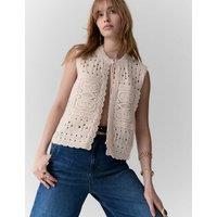 Per Una Tie Neck Tabard Ecru