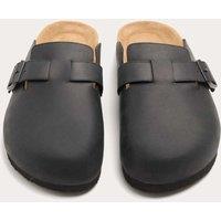 M&S Nubuck Corkbed Mule Sandals Black