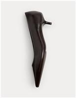 Kitten Heel Pointed Court Shoes