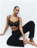 M&S Embrace Wired Extra Support Bra F-J Ivory Mix