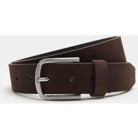 M&S Suede Casual Belt Brown