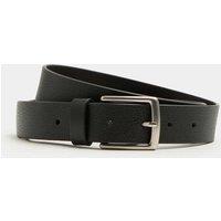 M&S Leather Textured Belt Black