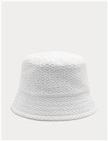 Pure Cotton Textured Bucket Hat
