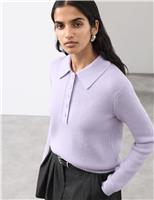 Pure Merino Wool Collared Jumper