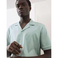 Autograph Regular Fit Pure Cotton Short Sleeve Shirt Light Mint