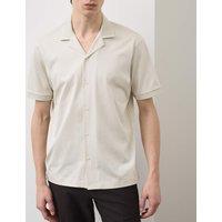Autograph Regular Fit Pure Cotton Short Sleeve Shirt Light Natural