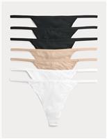 7 Pack Microfibre G-String Thongs