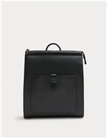 Mock Leather Backpack