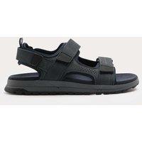 M&S Nubuck Riptape Two Strap Sandals Navy