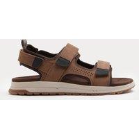 M&S Nubuck Riptape Two Strap Sandals Tan