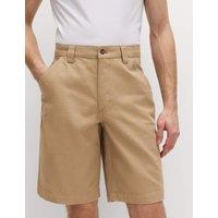 M&S Loose Fit Pure Cotton Utility Shorts Toffee