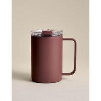 M&S Travel Mug with Handle 350ml Purple