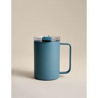 M&S Travel Mug with Handle 350ml Slate Blue