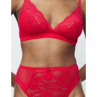 M&S Jasmine Lace Non Wired Plunge Bra (A-E) Geranium