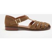 M&S Suede Strappy Fisherman Sandals Tan