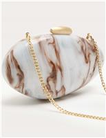 Marble Pearl Clutch Bag