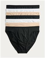 7 Pack Microfibre High Leg Knickers