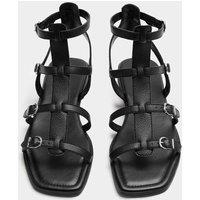 M&S Strappy Flat Gladiator Sandals Black