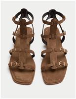 M&S Strappy Flat Gladiator Sandals Taupe
