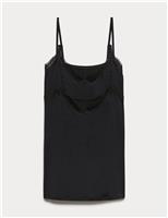 Body by M&S 2 Pack Modal Rich Flexifit Lace Trim Vests Sugar Plum