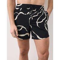 Autograph Quick Dry Floral Swim Shorts Dark Navy