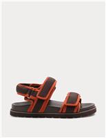 Double Strap Chunky Footbed Sandals