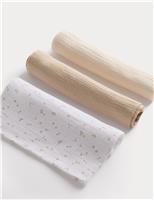 3 Pack Pure Cotton Muslins