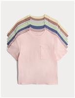 7 Pack Pure Cotton T-Shirts (2-8 Yrs)