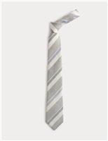 Pure Silk Striped Tie
