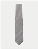 Pure Silk Geometric Tie