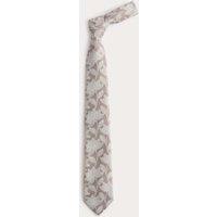 M&S Floral Fan Tie Neutral