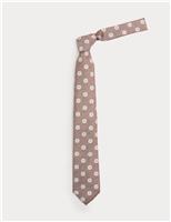 M&S Medallion Tie Blue